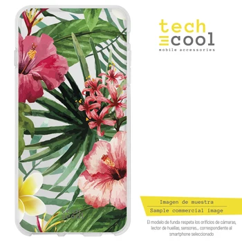 

FunnyTech®Silicone Case for Xiaomi Redmi Note 9 l Floral design vers.2