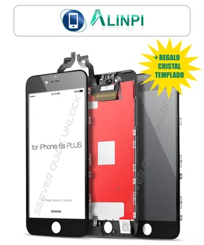 

Full screen for iPhone 6S Plus Black touch digitizer + LCD + black frame + AAA quality tempered glass + 24h shipping