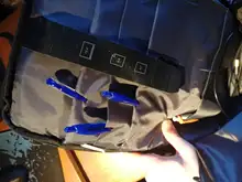 Kingsons-Mochila negra ultraligera para ordenador portátil Unisex, morral delgado de 15,6 pulgadas para oficina y trabajo