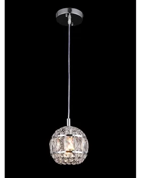 

Ceiling lamp. Pendant. LIGHT BULB E27 60W. METAL AND CRYSTAL. CHROME COLOR. Ref.9022/1SCH