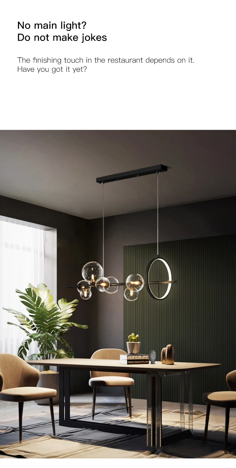 Nordic Postmodern Design LED Chandelier For Dining Room Kitchen Living Room Bedroom Ceiling Pendant Lamp Glass Ball G9 Light crystal chandelier