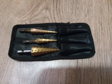 Brocas de Broca escalonada de titanio de acero Hss, 3 uds., 3-12mm, 4-12mm, 4-20mm, herramientas de corte de cono de acero, carpintería, madera, Metal, juego de perforación