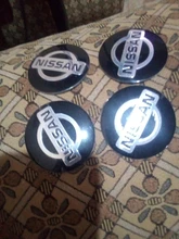 Cubierta central para llanta de rueda de coche, emblema, 54MM, 60MM, 4 Uds., para Teana, Sylphy, Qashqai, livaro, Tiida, Cube 350Z, 370Z