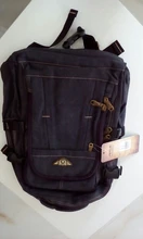 Canvas Backpack Mochila Rucksacks Notebook Schoolbags Laptop Travel-Shoulder Military