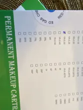 Cartuchos de maquillaje permanente, agujas de tatuaje para cejas, labios, pelo, pluma de maquillaje, herramientas de máquina de tatuaje