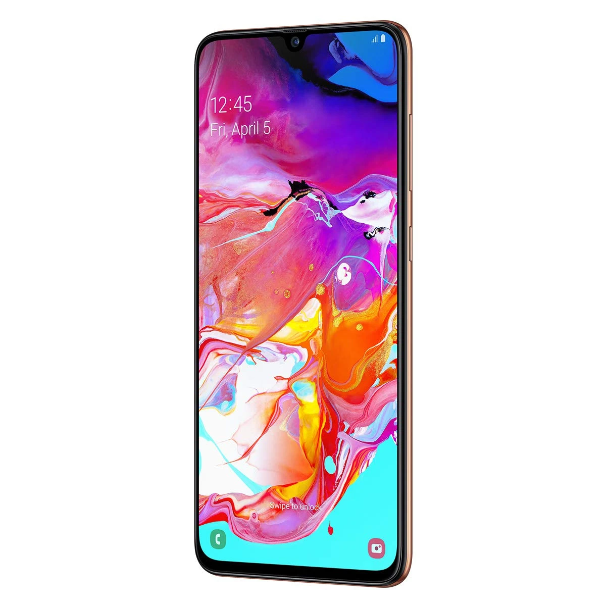 Samsung Galaxy A70 кораллового цвета с двумя сим картами внутренний 128 ГБ de Memoria 6 Жесткий GB