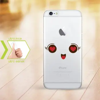 

Personalized iPhone 6-6 Plus Thin Transparent Silicone Phone Cover (Face Temalı-6)