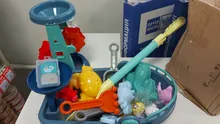 Juguetes de playa para niños, juego de caja de arena, mesa de arena, cubo de arena, juego de playa, carrito de juego de agua