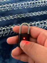 Mini cerradura biométrica inteligente para puerta, candado de puerta recargable con huella dactilar, candado inteligente sin llave USB, desbloqueo rápido