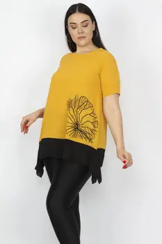

Sans Textile Women Bone Embroidery And Detailed Tunik 65 N15269