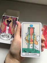 The Modern Witch Tarot-cartas de guía de cubierta, juego de cartas de mesa, tarjeta de adivinación mágica de destino
