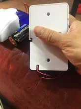 Minisirena estroboscópica de seguridad para el hogar, alarma de sonido con luz roja y azul, con cable y enchufe europeo, 12V, 24V, 220V, 110DB