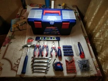 WORKPRO-Juego de Herramientas para el hogar, utensilio doméstico, juego de enchufes, destornilladores, herramientas de reparación para el hogar, herramientas manuales de bricolaje