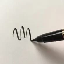 Cepillo Kuretake plumas de dibujo plumas de Color negro 6 piezas Japón Bimoji Mangaka Flexible MS-7700 Fudegokochi RB-6000AT limpio Color