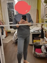 Tracksuit Sweater Two-Piece-Set MVGIRLRU Elastic-Trousers Autumn Winter Womens And Turtleneck