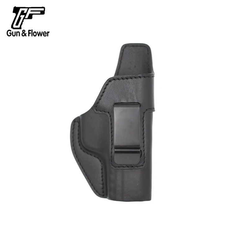 

Gunflower IWB Molded Leather Clip-On Gun Cover Inside Waistband Concealment Holster for M&P 45