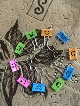 Clips florales con sonrisa para estudiantes, Clips de carpeta metálicos para notas, papel de letras, suministros de oficina y escuela, marcapáginas de Metal, papelería para estudiantes, 10 Uds.
