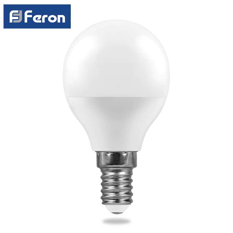 Лампа светодиодная Feron P45 шарик E14 5W 7W 9W 11W 2700K 4000K 6400K|Светодиодные лампы и трубки| |