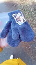Baby Gloves Plush Winter Mittens Children Thick Warm Kid for 1-4Y Velvet Coral Fleece