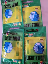 Flotador de pesca de noche con luz fluorescente, barra blanda de luces con luminosa fluorescente de 4,5x37mm, perfecta para pesca de noche o fiesta, 20/50 unidades