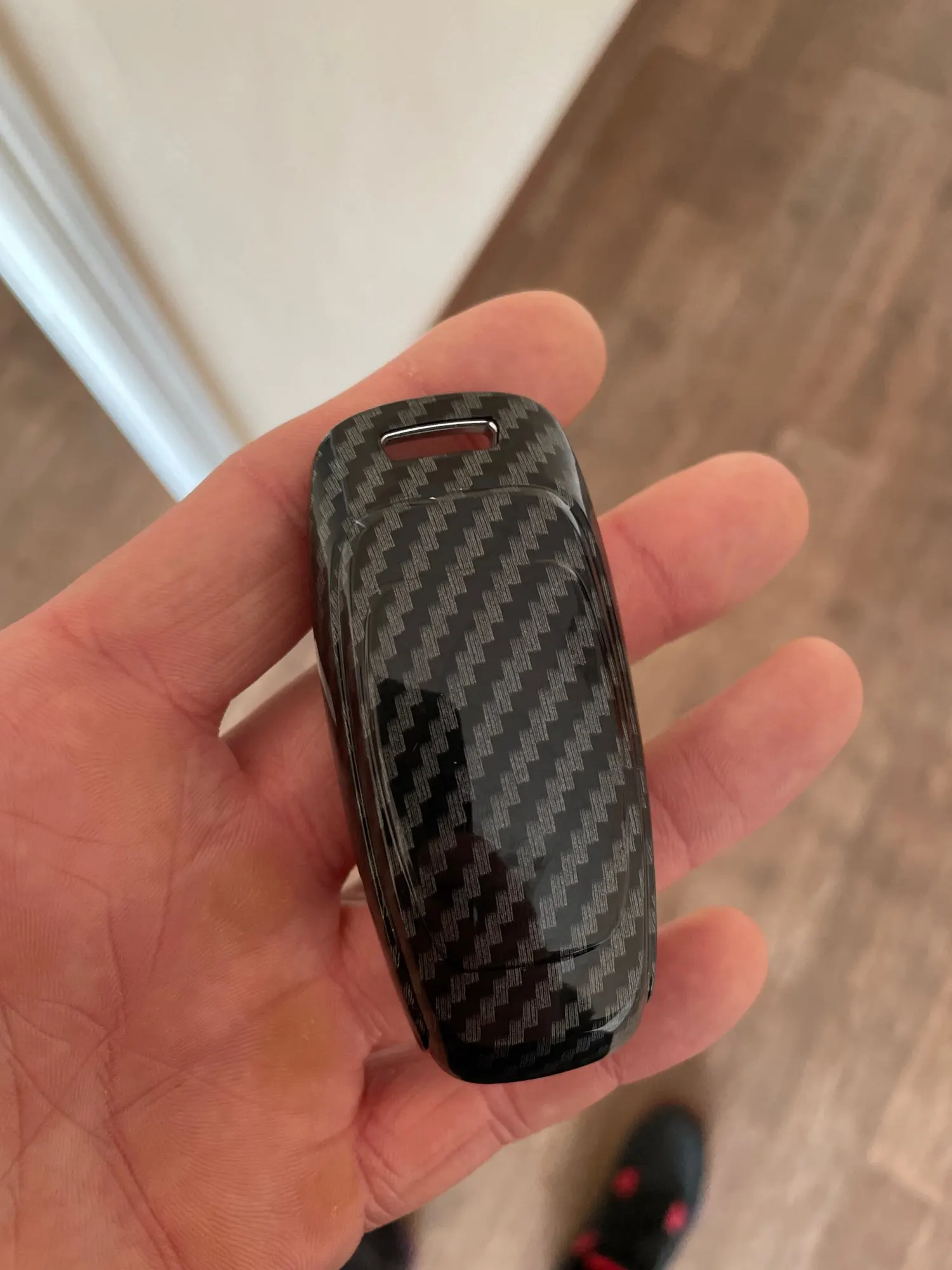 Audi Carbon Fiber Key Fob Case (Model D) TCarbon Official Store