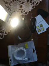 Baseus LED Clip Table Lamp Stepless Dimmable Wireless Desk Lamp Touch USB Rechargeable