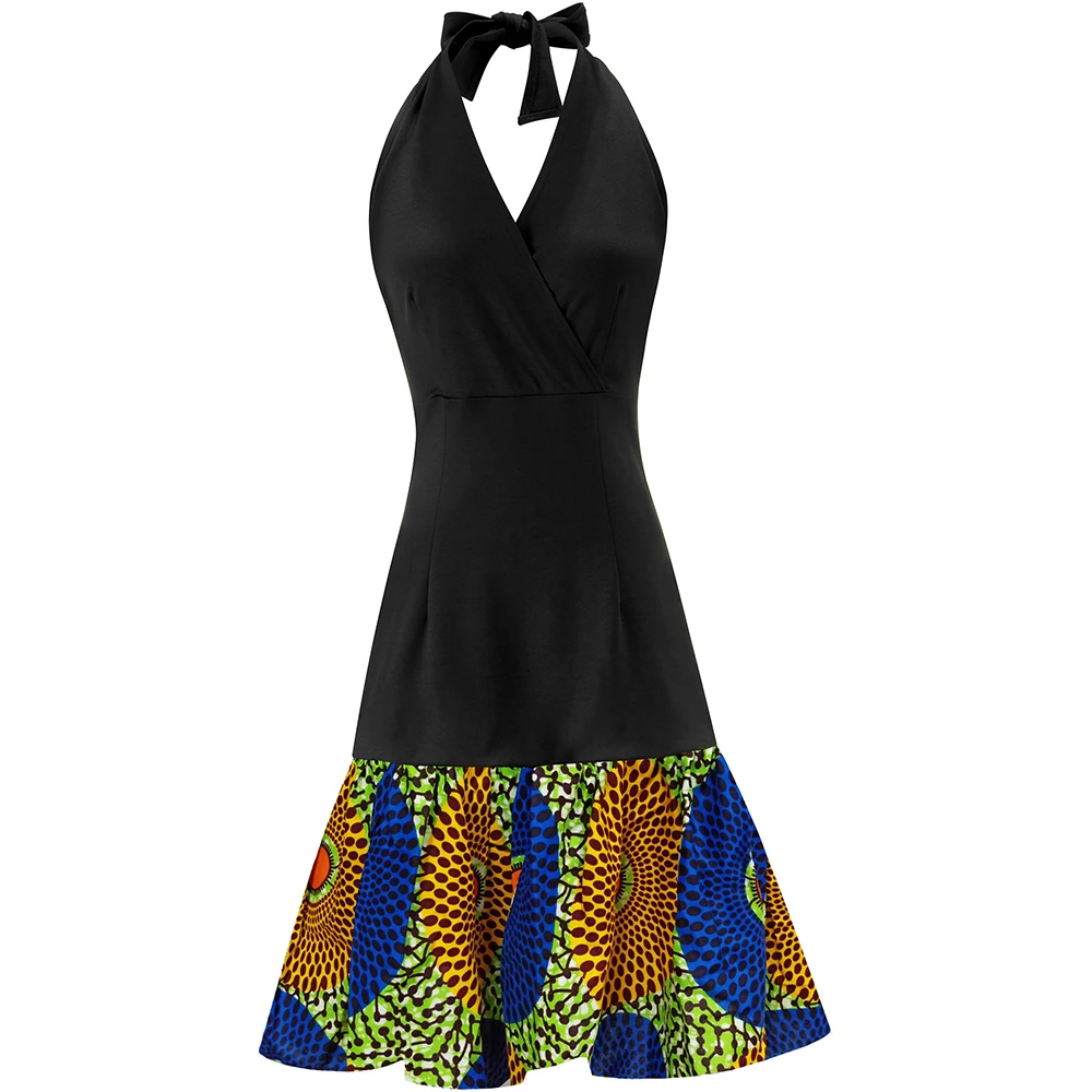 African Clothes For Women Stock Clearance Fashion Women High Quality Wax Ankara Sewing Dress african attire for women Africa Clothing