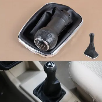 

Dropshipping 23mm For Golf 4 IV MK4 GTI R32 Bora Jetta 5/6 Speed Black Frame Gear Shift Knob Lever Gaiter Boot 1999-2004