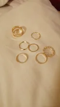17KM-Conjunto de anillos de cadena de ancho de oro Punk para mujer y niña, sortijas finas irregulares para dedo, regalo, joyería para fiesta 2021