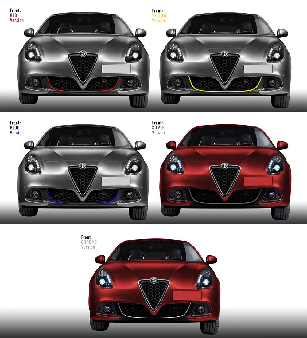 Profilo Adesivo для плотины Paraurti Anteriore+ Posteriore Alfa Giulietta