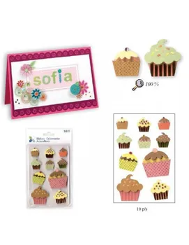 

STICKERS OR STICKERS IN 3D OR EMBOSSED MODEL CAKES