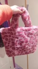 Bolso grande de felpa con cadena para mujer, tipo bandolera bolso de hombro a la moda, de piel suave y cálida