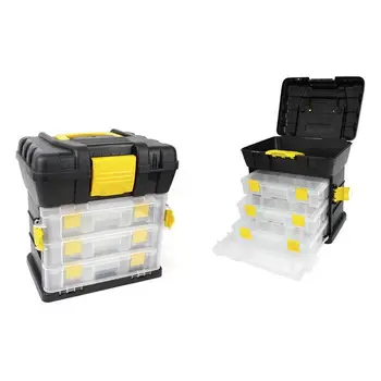 

Toolbox with Organisers Bricotech Ravena Black Yellow (34 X 26 x 35,2 cm)