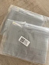 5 uds Toalla de Cara de Bebé de tela de toalla de baño del bebé del pañuelo de algodón Burp paño suave y absorbente gasa jardín paño o 1 Uds