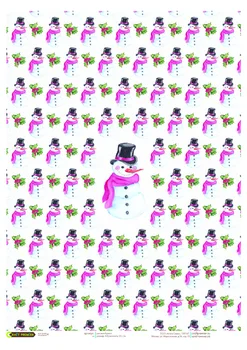 

Rice paper for Decoupage "" snowmen "" craft Premier, A3, 25 g/m, art. Cpd0683