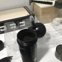 Paquete de caja de las fibras del cabello queratina superior Spray espesante pelo fibras de construcción Kit/conjunto