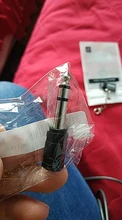Adaptador de conector Jack de 3,5mm a 6,35mm para auriculares estéreo, convertidor de 6,3mm para auriculares, adaptador para auriculares y micrófono con cabeza de Audio