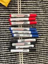 10 unids/caja de bolígrafo de pizarra negro pizarra blanca marcadores escolares suministros los niños dibujo de lápiz de la escuela