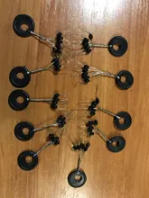 Juego de granos de goma de alta calidad para pesca de carpa con mosca, accesorios, cebo giratorio, herramienta deportiva para carpa facial, 60 uds., 10 grupos