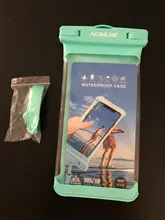 AONIJIE-funda impermeable para teléfono móvil E4103, bolsa seca, bolsa del teléfono móvil, río, Trekking, natación, playa, buceo, a la deriva