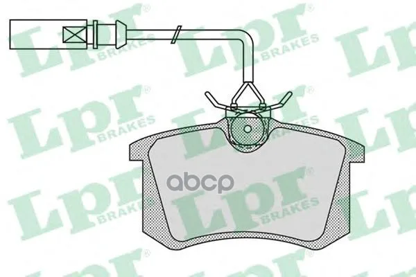 Колодки Тормозные Ford Galaxy 95-06/Seat Alhambra 96-10/Vw Sharan 95-(R15)Задние Lpr 05p980 Lpr арт. 05P980