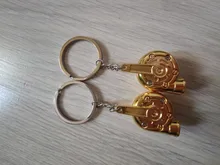 Llavero giratorio de turbina creativa, accesorio de Metal con modificación de coche, anillo automático, 1 Uds.