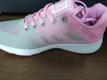 Zapatillas de deporte informales para mujer, zapatos de vulcanización a la moda, de malla transpirable, con plataforma, suaves y de colores combinados, 2021