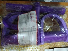 HKG-banda de resistencia de 4 tubos, cuerda elástica para tirar hacia arriba, gimnasio, ejercicio, Pedal, articulación del tobillo, equipo de Fitness para pérdida de peso