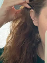 Pendientes de Clip de Cruz Simple para mujer y niña, 2 uds., aretes de Zirconia cúbica con perlas, Clip para oreja sin joyería Piercing