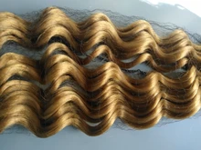 Saisity-extensiones de cabello trenzado de 22 pulgadas, mechones de pelo sintético ombré con ondas al agua de ganchillo, color rubio oscuro, 80 g/paquete, 1 ud.