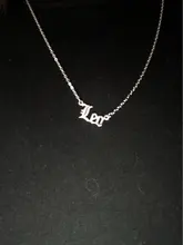 Collar de acero inoxidable con las letras del zodiaco, joyería de 12 Constelaciones, Virgo, Leo, Taurus, Gemini, cáncer, constelaciones inglesas