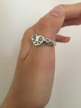 Nuevo creativo de la cara llorando anillos para mujer moda mujer anillo ajustable joyería damas Bar joyas del Club nocturno regalos triste amor anillo