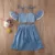 CANIS Summer 3pcs Toddler Baby Kid Girl Summer Spaghetti Strap Polka Dots Tops+Ruffle Dress+Shorts Clothes
