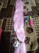 Cabello trenzado fluorescente brillante de neón, tamaño gigante sintético, trenzas de pelo brillante en la oscuridad, 24 pulgadas, 100g